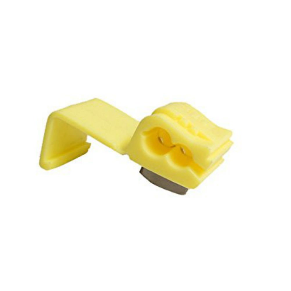 AKOAK 50 Pack 12-10 Gauge Yellow Solderless Quick Splice Wire Connectors - Electrical Tap Connectors for Automotive, Marine, and Home Wiring Applications