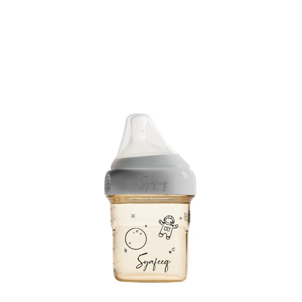 Hegen Baby Bottle - Customizable & Leak-Proof Breastmilk & Formula Feeding Bottle for Newborns & Infants | Perfect for Daycare, Travel & On-the-Go Parents