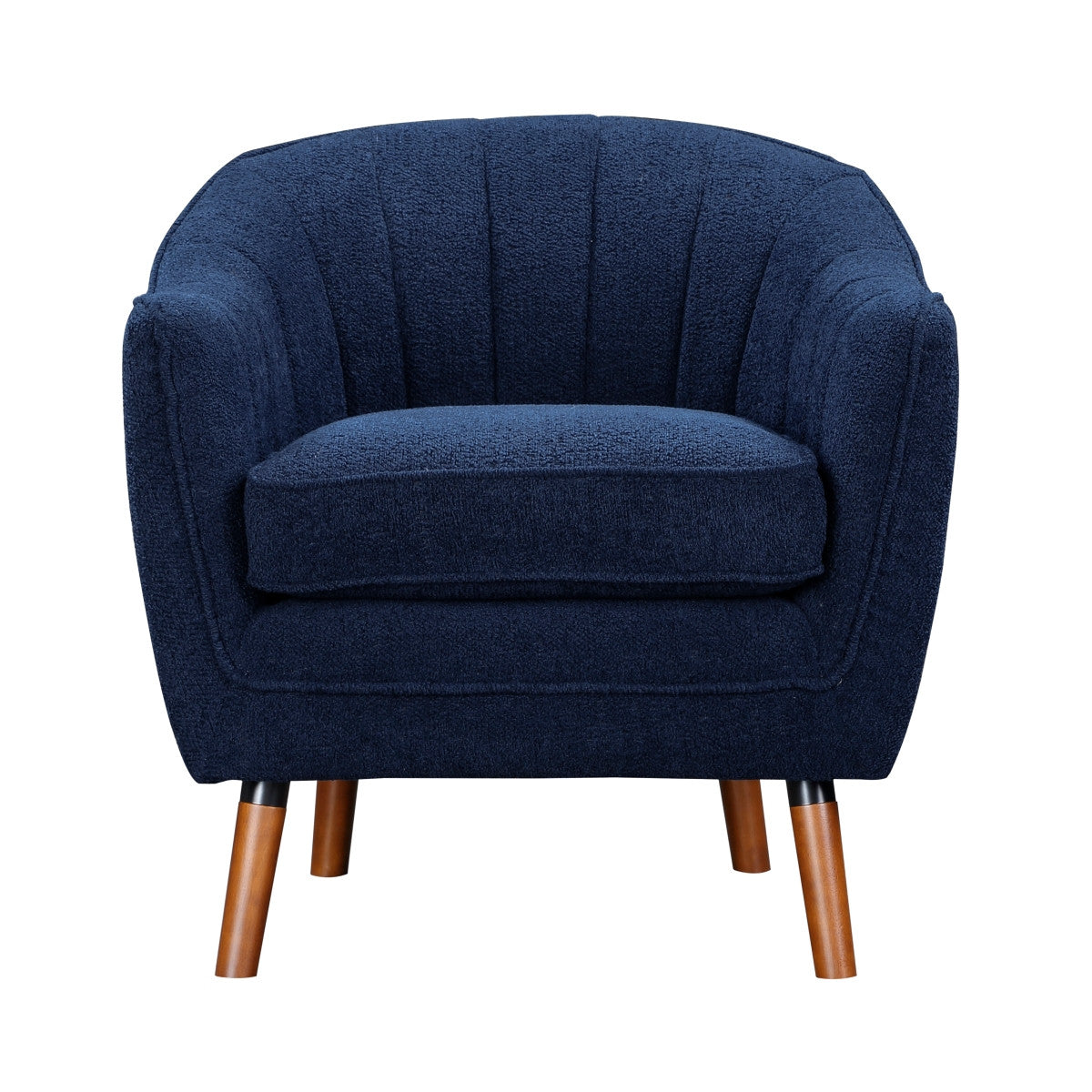 Calypso Accent Chair - Stylish Blue Upholstered Lounge Chair for Living Room, Bedroom & Office | Comfortable Modern Seating with Elegant Design