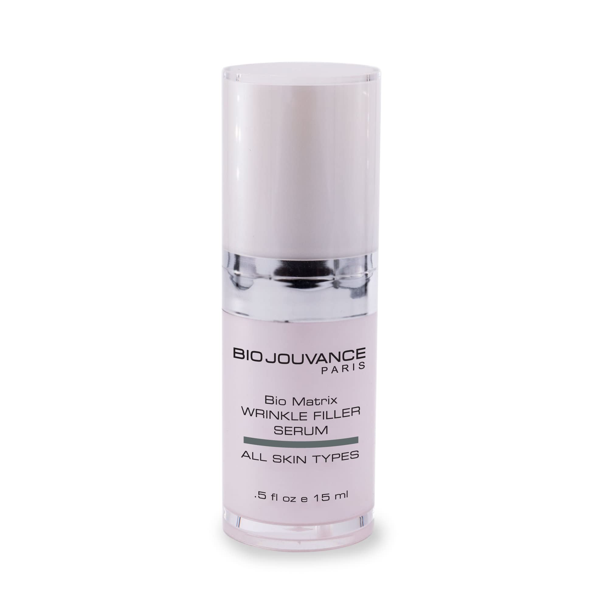 Bio Jouvance Bio Matrix Wrinkle Filler Serum 0.5oz / 15ml - Anti-Aging Face & Eye Cream for Deep Hydration | French Skincare Treatment for Fine Lines & Wrinkles | Perfect for Daily Routine & Night Care