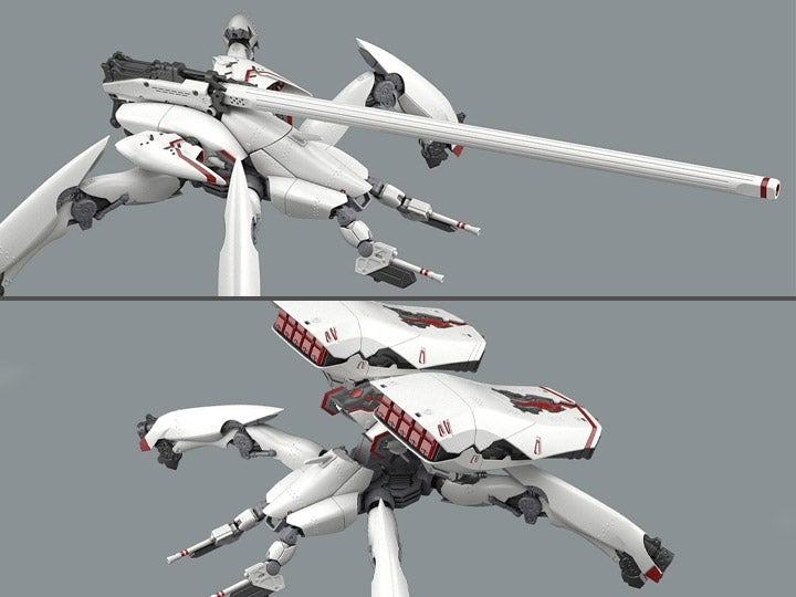 Bandai HG 1/48 Scale Eighty Six 86 Reginleif Kurena/Anju Model Kit with Long Barrel & Missile - Anime Mecha Action Figure for Collectors & Display