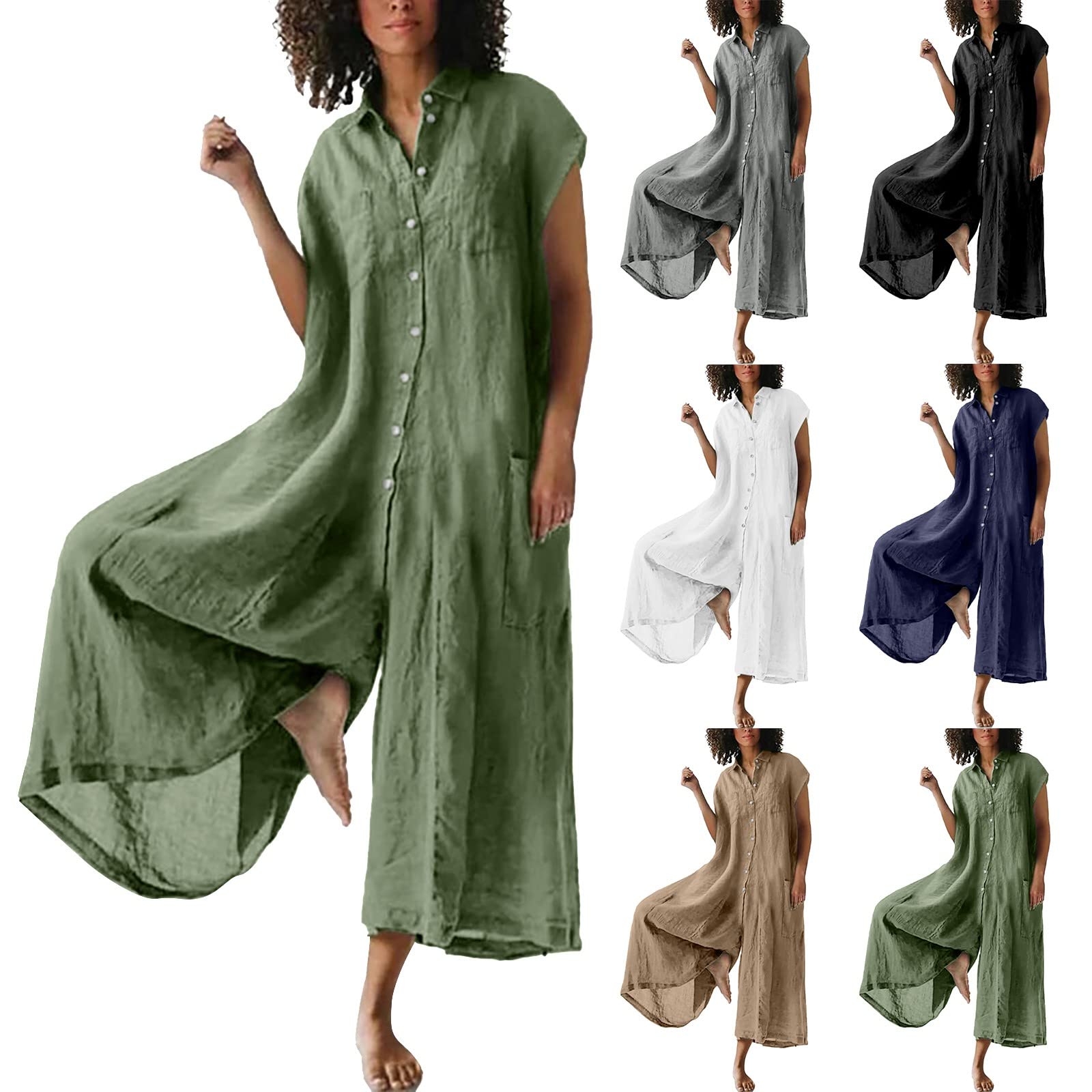 Black Romper Bodysuit for Women - Solid Color Casual Short Sleeve Jumpsuit with Mid-Length Design | Perfect for Summer Outfits, Beach Vacations & Date Nights