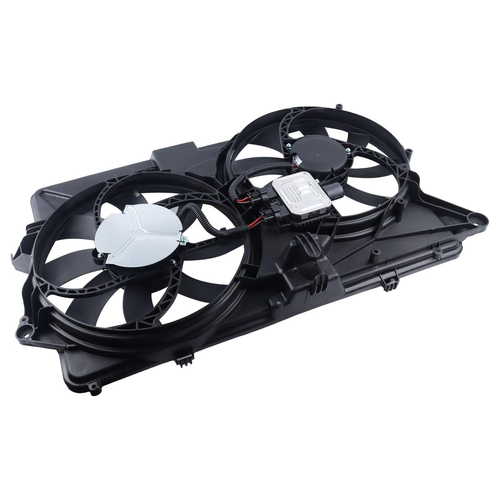 2009 Ford Flex V6 3.5L Engine Radiator Cooling Fan with Shroud & Controller Assembly - Replacement Part 8A8Z8C607A 621005 - Perfect for Overheating Prevention & Summer Driving