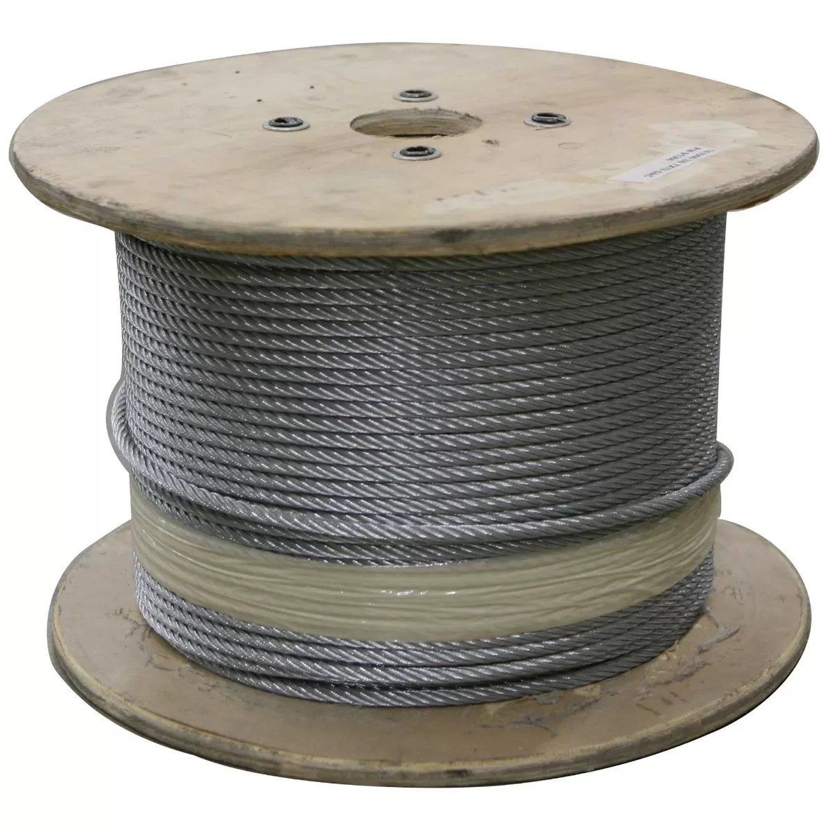 7x19 Galvanized Steel Cable Roll - 5000 ft Heavy Duty Wire Rope for Construction, Fencing & Marine Applications