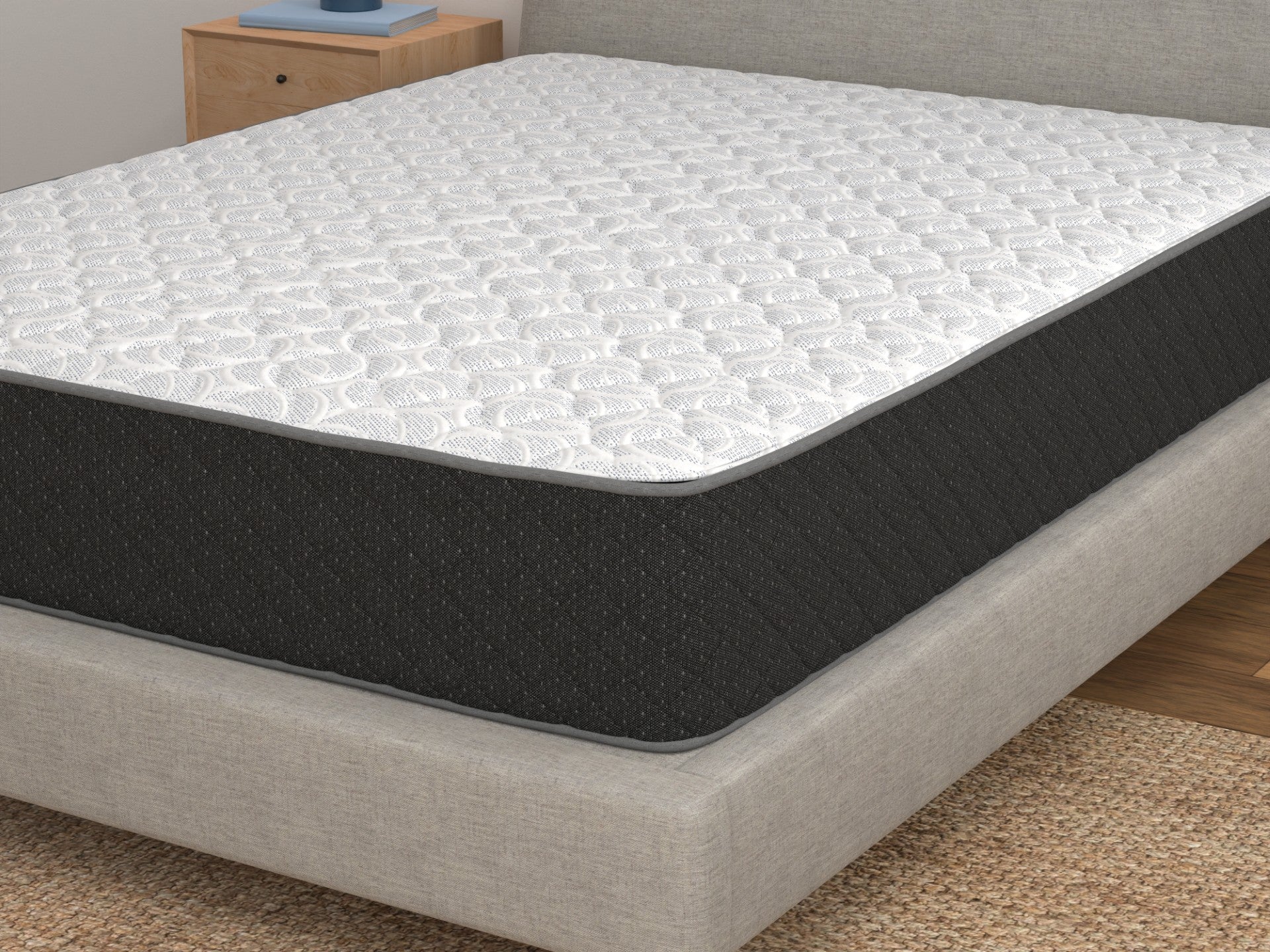 Dustin Medium Firm Queen Size Mattress - GIS123J 1050 - Supportive Memory Foam Bed for Back Pain Relief, Perfect for Side & Back Sleepers, Cool Sleep Technology for Hot Sleepers, Bedroom & Guest Room Use
