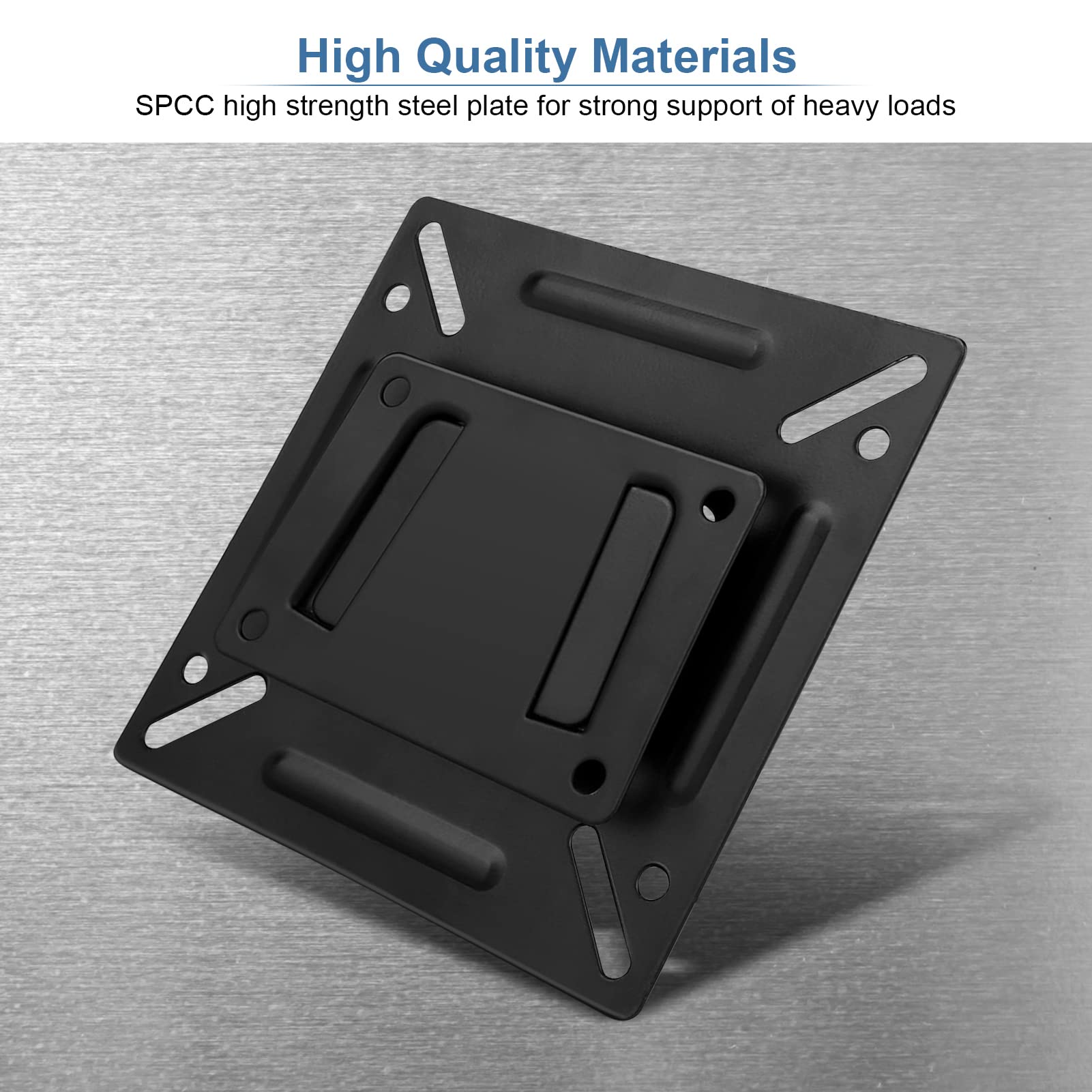 Universal TV Wall Mount Bracket for 14-32 Inch LED LCD OLED Flat & Curved TVs - Heavy Duty Adjustable Tilt TV Holder with Screws - Perfect for Living Room, Bedroom, or Home Theater Installation