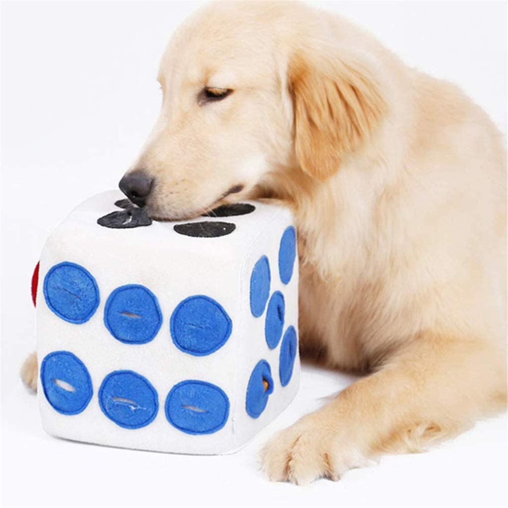 Washable Pet Sniffing Carpet - Interactive Dog Scent Training Toy with Colorful Dice Shapes - Durable IQ Training Mat for Dogs - Perfect for Indoor Play, Mental Stimulation & Obedience Training