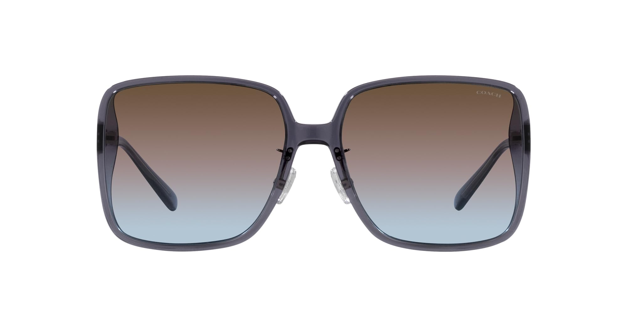 Coach Women's HC8368D Square Sunglasses - UV Protection, Polarized Lenses, Stylish & Lightweight for Outdoor Activities, Driving, and Beach Vacations
