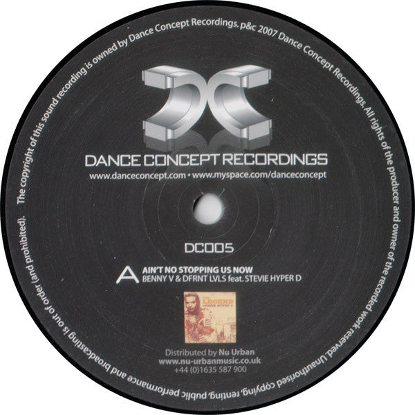 Benny V & Dfrnt Lvls / Stevie Hyper D - Aint No Stopping Us Now / Buffalo Soldier 12