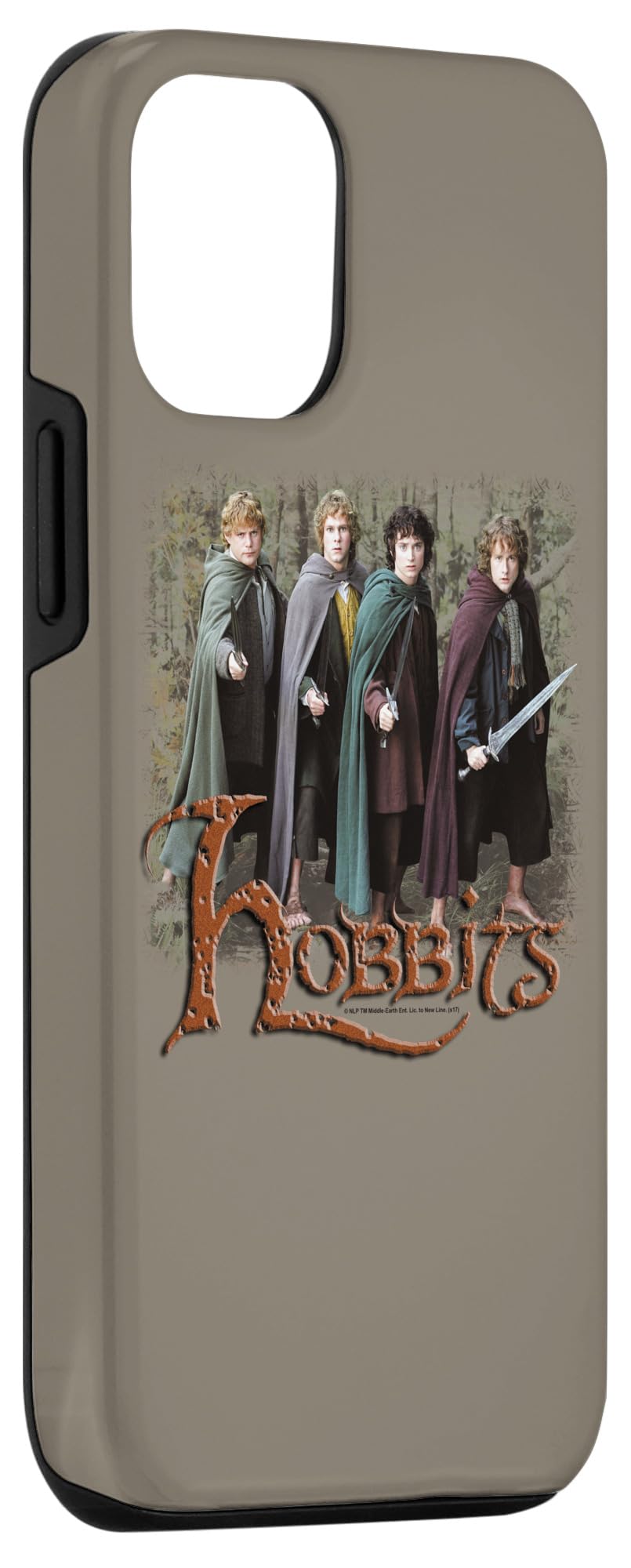 Premium iPhone 12/12 Pro Case - The Lord of the Rings Hobbit Design | Shockproof Protective Cover | Perfect for LOTR Fans & Fantasy Enthusiasts | Great for Daily Use, Travel & Movie Nights