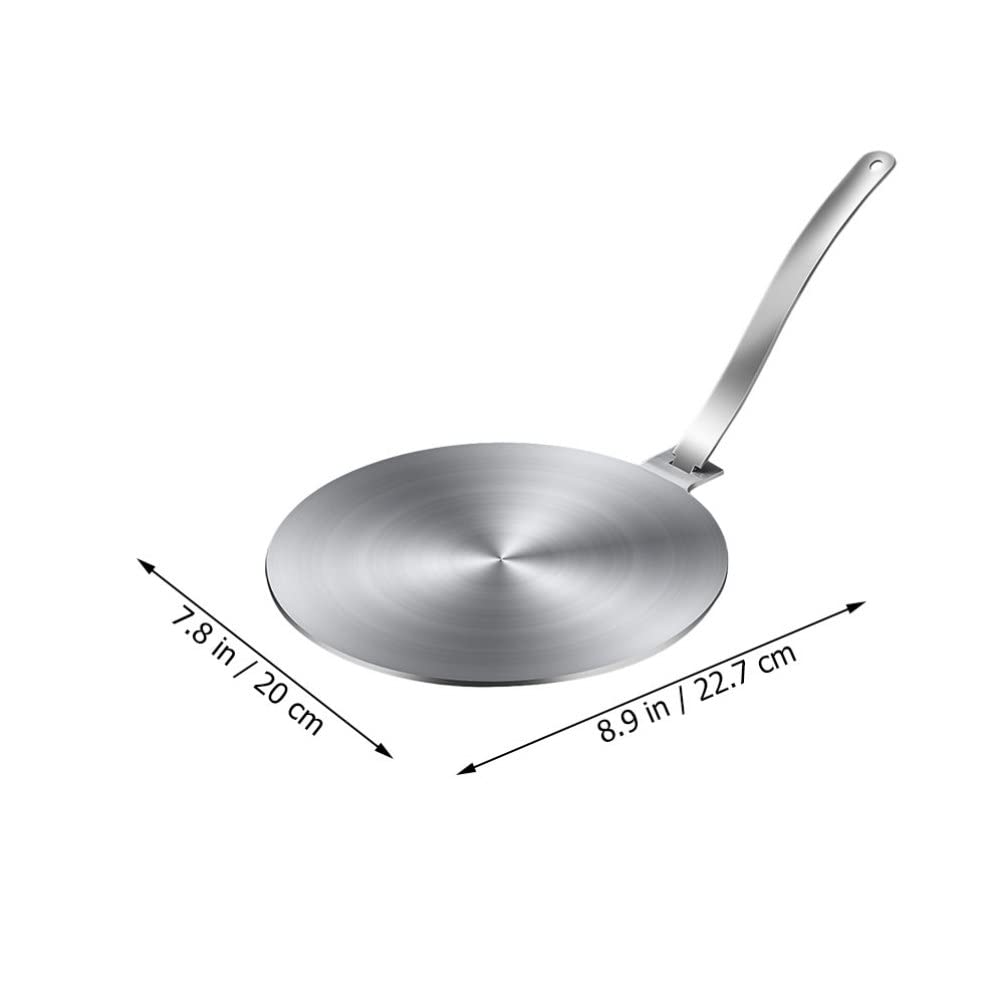 Operitacx Stainless Steel Induction Cooktop Adapter Plate - Heat Diffuser & Thermal Guide for Even Cooking - Perfect for Gas, Electric & Induction Stoves - Essential Kitchen Tool for Sauces, Soups & Delicate Dishes