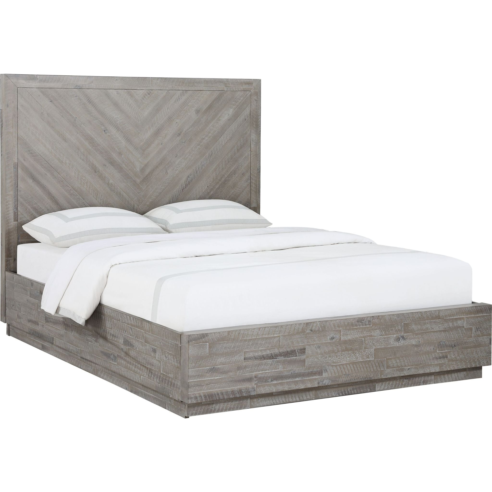 Rustic Latte Alexandra Storage Bed with Drawers - Queen Size Solid Wood Platform Bed Frame for Bedroom, Guest Room, Dorm - Perfect for Small Spaces & Extra Storage