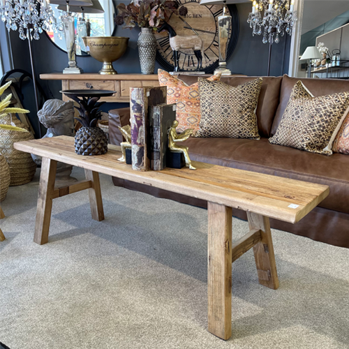 Pavia Bench 160cm - Modern Wooden Entryway Bench with Storage | Perfect for Hallway, Living Room & Bedroom Organization