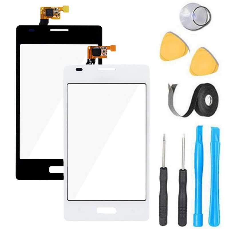 LG Optimus L5 E610 E612 E617 Screen Replacement with Touch Digitizer - Premium Repair Kit (Black) | DIY Smartphone Glass Repair for Cracked or Broken Screens