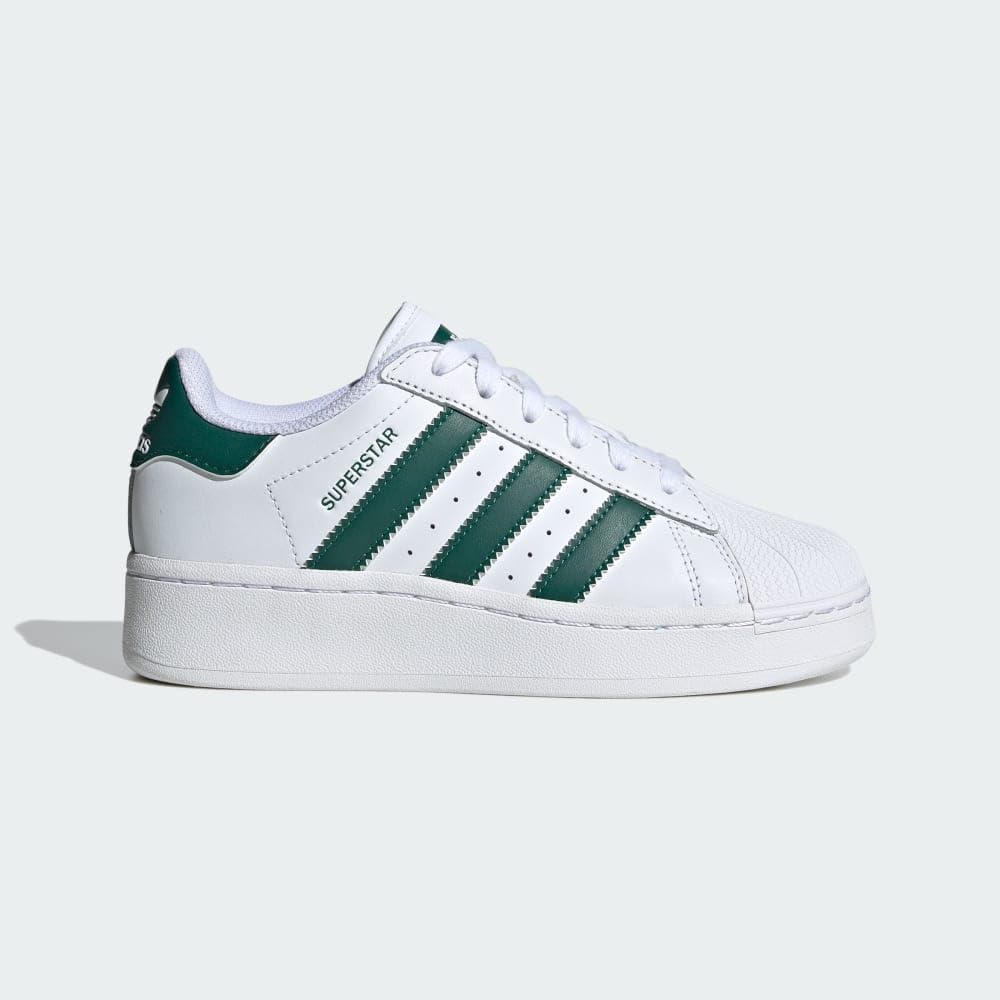 adidas Originals Superstar XLG Sneakers for Big Kids - Classic White Shell Toe Shoes with Comfortable Cushioning | Perfect for School, Sports & Casual Wear