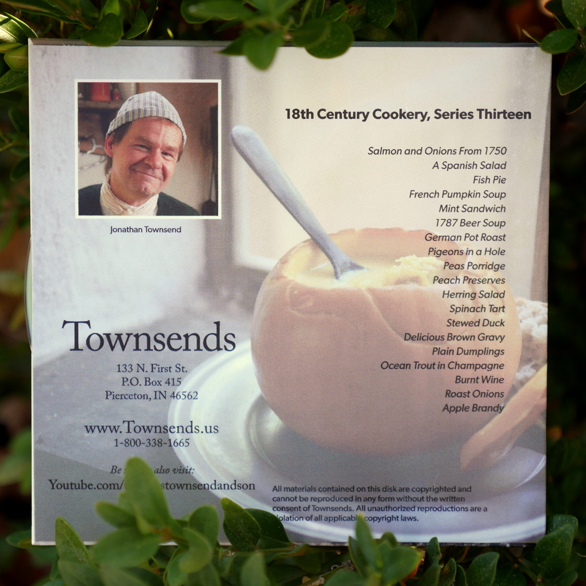 18th Century Cookery DVD Series 13 - Authentic Historical Recipes & Cooking Techniques | Perfect for History Buffs, Reenactors & Culinary Enthusiasts