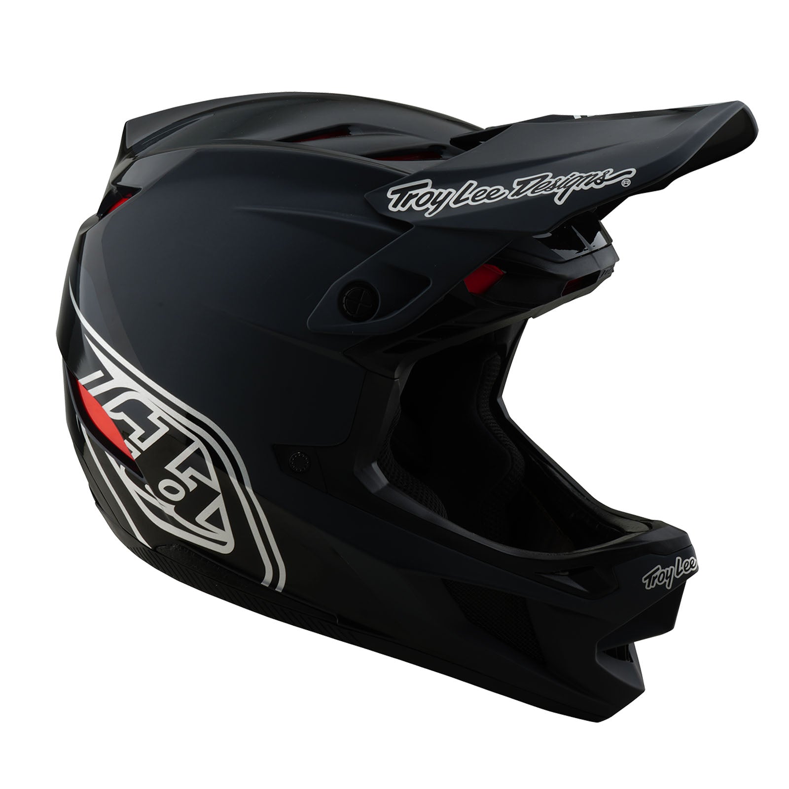D4 Polycarbonate Helmet Shadow Black - Lightweight & Durable Motorcycle Helmet for Racing & Street Riding - Perfect for Safety & Comfort on the Road