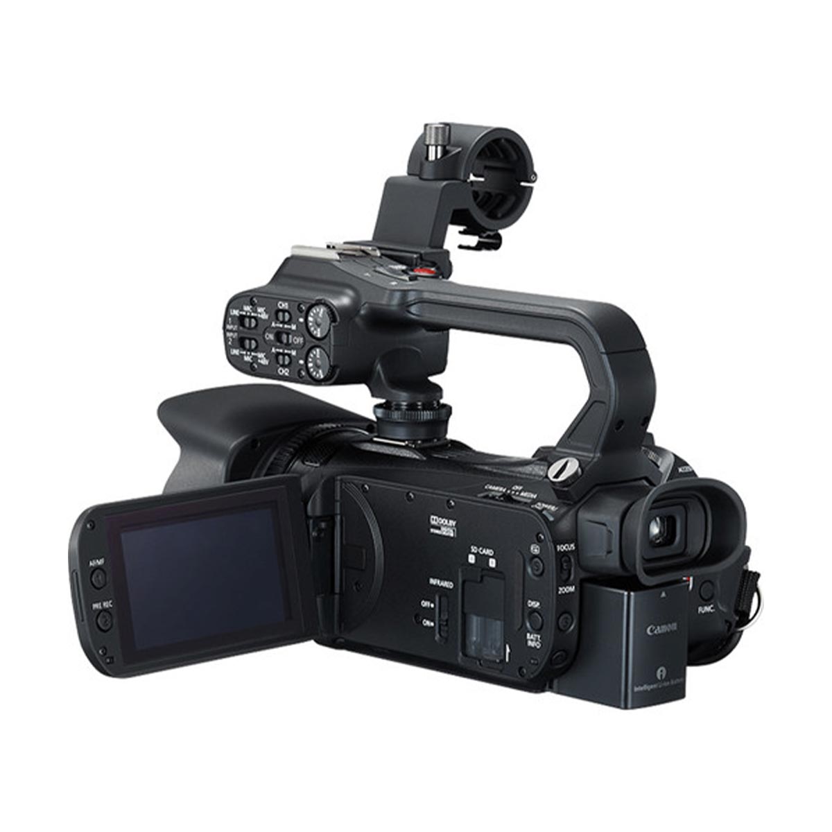 Canon XA15 Professional HD Camcorder with 20x Optical Zoom - 4K Video Recording, Wi-Fi Connectivity & Dual SD Card Slots for Filmmaking, Vlogging, and Live Streaming