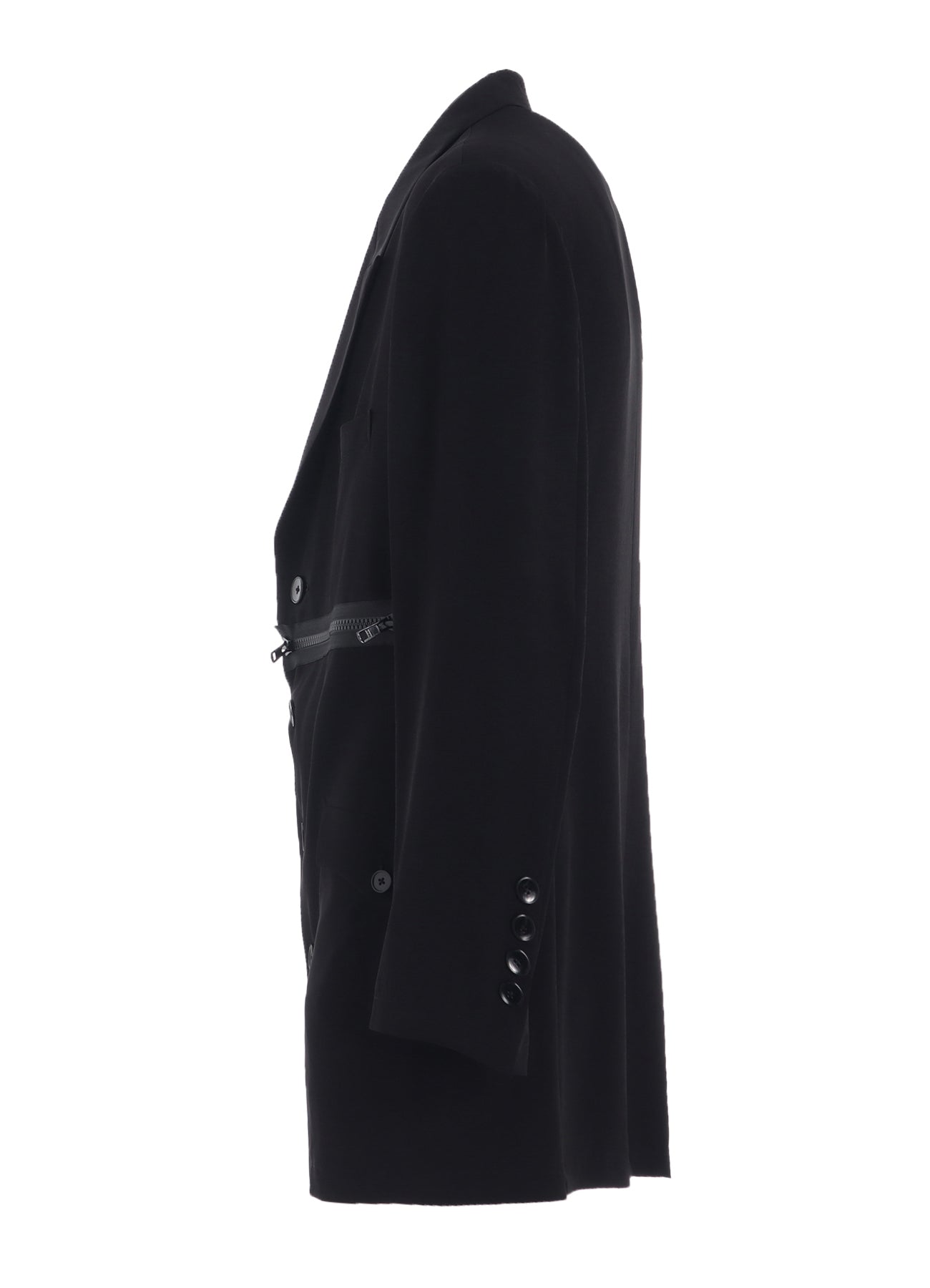 Stylish Crepe de Chine Front Zip Jacket for Women - Lightweight & Elegant Outerwear for Office, Travel & Casual Wear