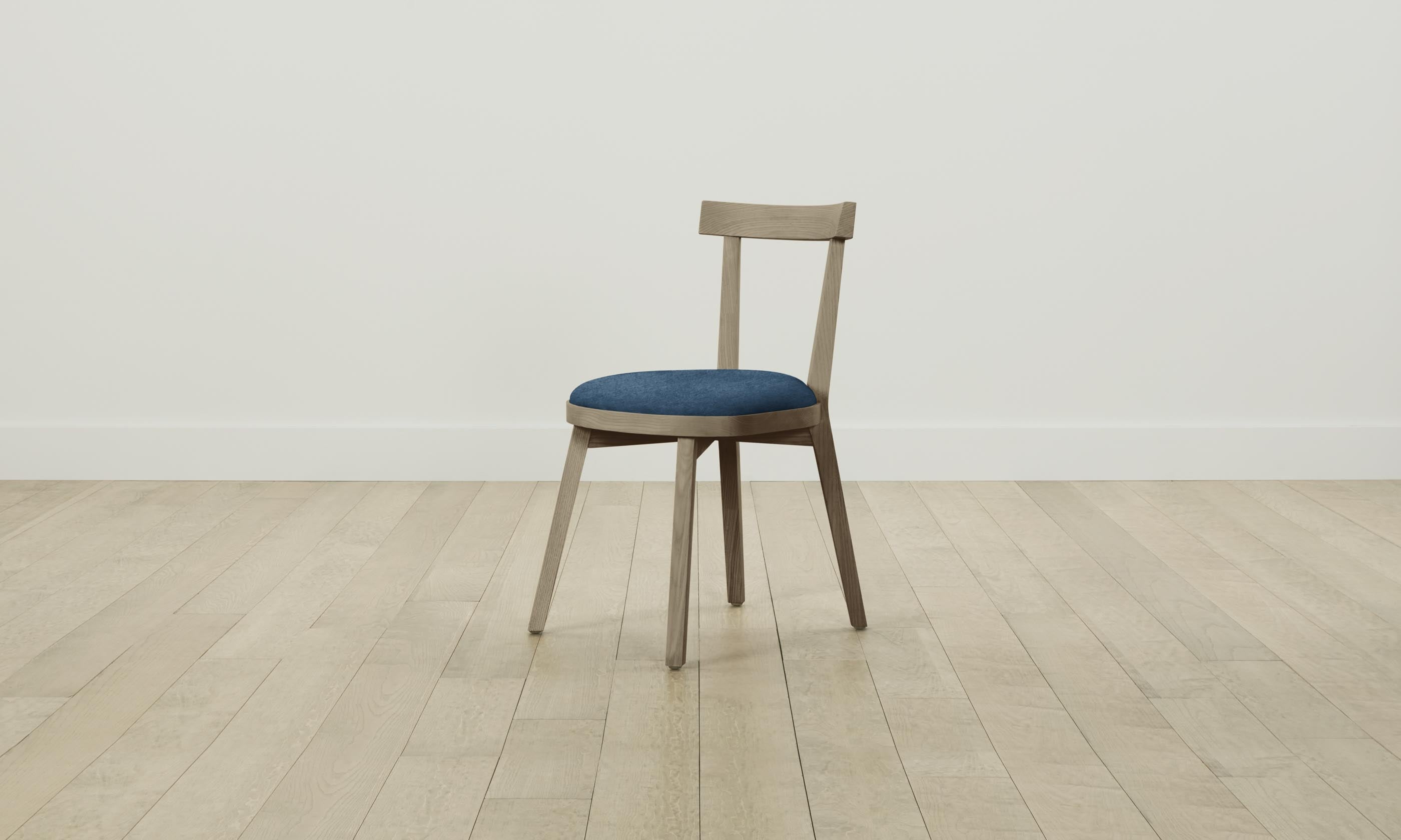 Allen Dining Chair - Performance Tweed Denim Upholstery - Modern Kitchen & Dining Room Furniture for Home & Office Use