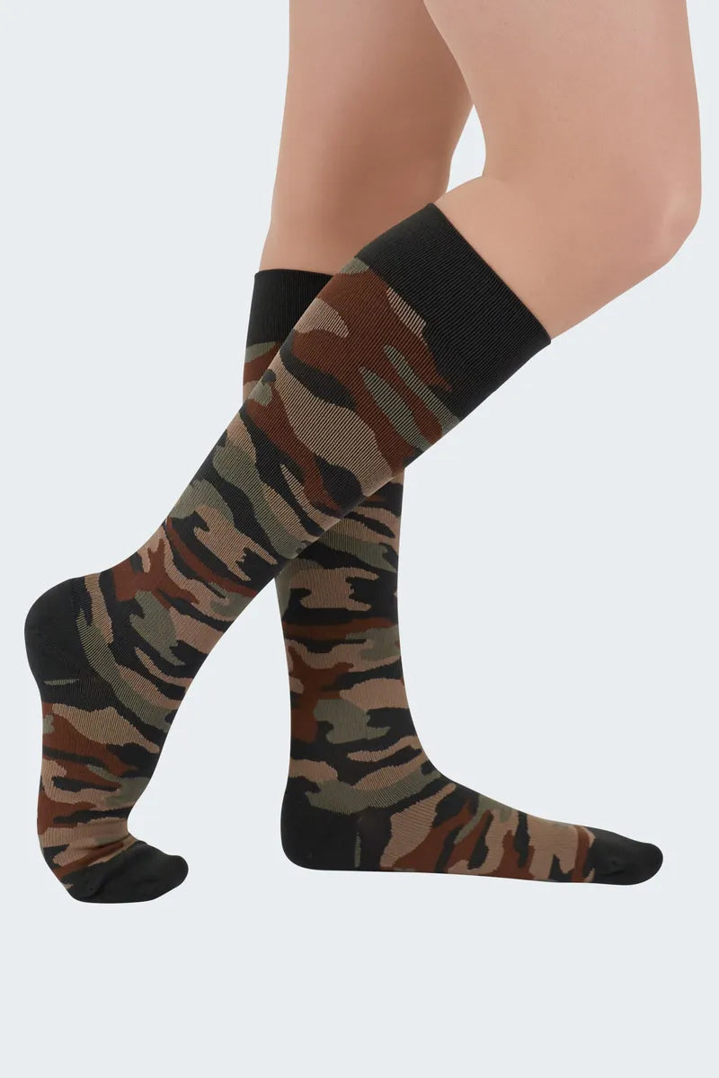 Medi Rejuva Camo Compression Stocking 20-30 mmHg for Women & Men - Medical Grade Support for Varicose Veins, Swelling, Circulation - Perfect for Travel, Work, Sports Recovery