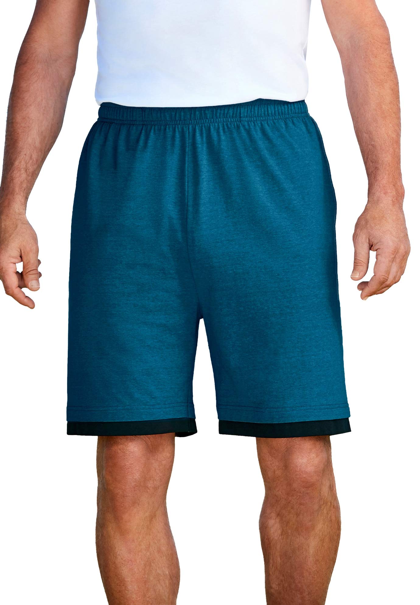 **KingSize Men's Big & Tall Lightweight Jersey Shorts – Comfortable Hang-Down Design for Casual Wear, Lounge & Summer Outfits**