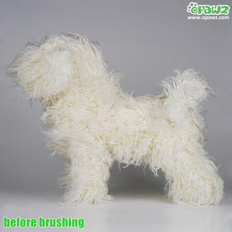 OPAWZ 1:1.2 Bichon Frise Full Body Dog Wig - White (DW07) | Perfect for Costume Parties, Pet Photos & Special Occasions