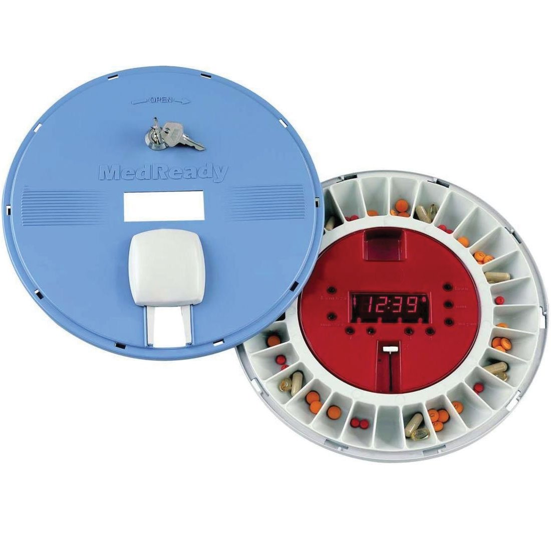 1700 Medication Pill Dispenser Organizer - Weekly Monthly Pill Box with 7 Compartments for Vitamins, Supplements & Daily Medicine - Perfect for Travel, Home Use & Elderly Care