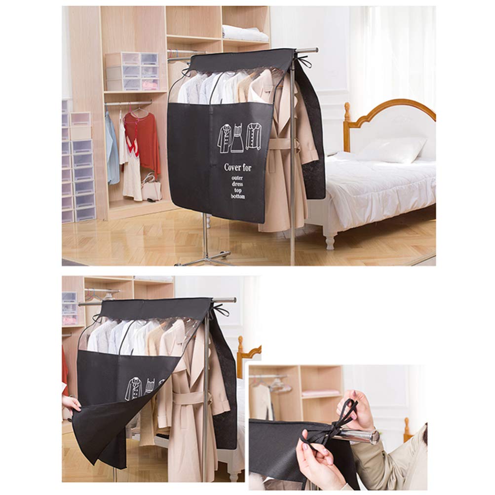 iFundom Clear Hanging Garment Bags for Clothes Storage - 43.7