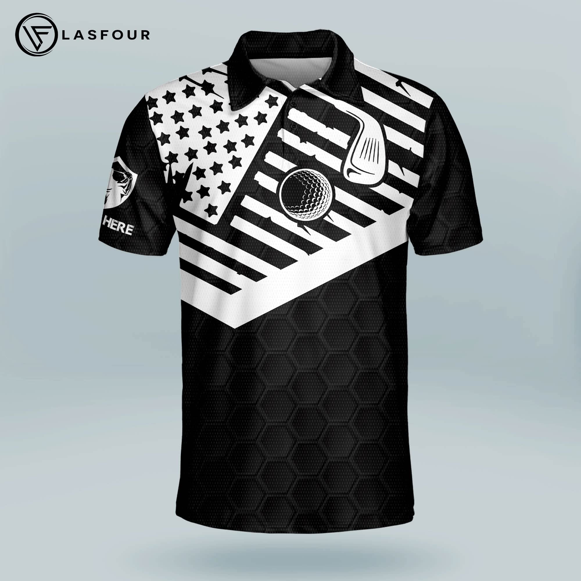Funny Golf Shirts for Men - Dry Fit Polo for Golf & Casual Wear