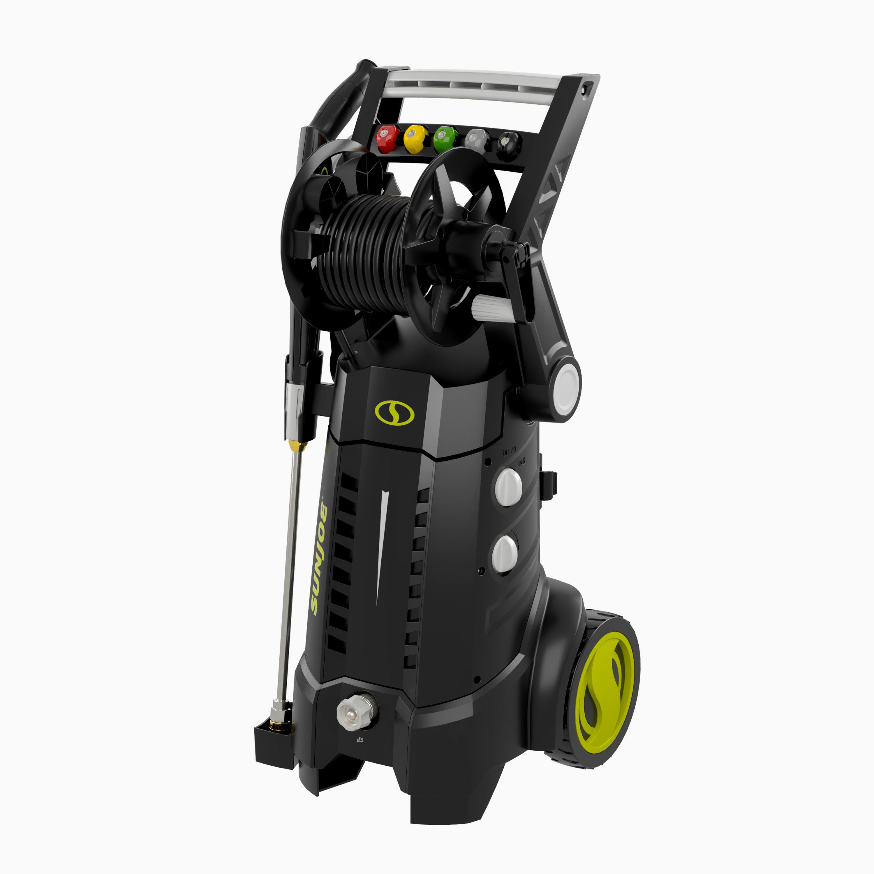 Sun Joe SPX3001 2030 PSI Electric Pressure Washer - 1.2 GPM, 13 Amp Motor with High Pressure Hose Reel & XL Detergent Tank | Ideal for Home Cleaning, Driveway Washing, Deck Maintenance & Outdoor Surface Cleaning