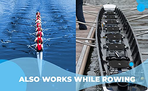 Premium Gel Seat Cushion for Concept 2 Rower (Model 3) - Comfortable Rowing Machine Pad Compatible with WaterRower, Crew Boat, Sculling, Kayak & Canoe - Ideal for Home Gym, Rowing Club & Water Sports Training