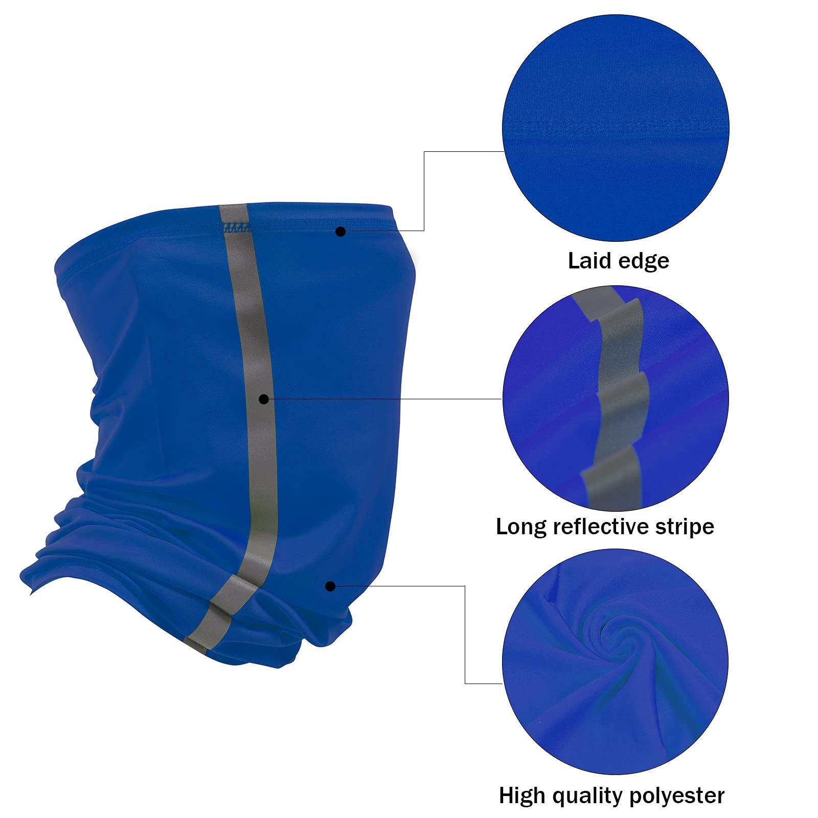 TCCFCCT Hard Hat Sun Shade & Neck Cover - 2 Pack Blue Sun Visor & Bandana Headband for Construction, Outdoor Work - UV Protection Hard Hat Accessories (Hard Hat Not Included) - Perfect for Construction Workers, Landscapers & Roofers
