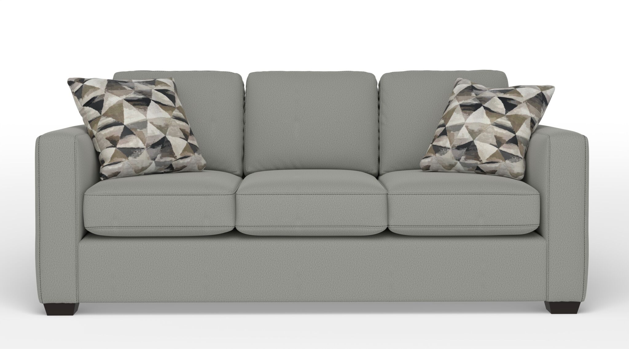 Caleb Queen Sofa Bed with Innerspring Mattress - Convertible Sleeper Sofa for Small Spaces, Light Grey (Jacob) - Perfect for Guest Rooms, Apartments & Home Offices