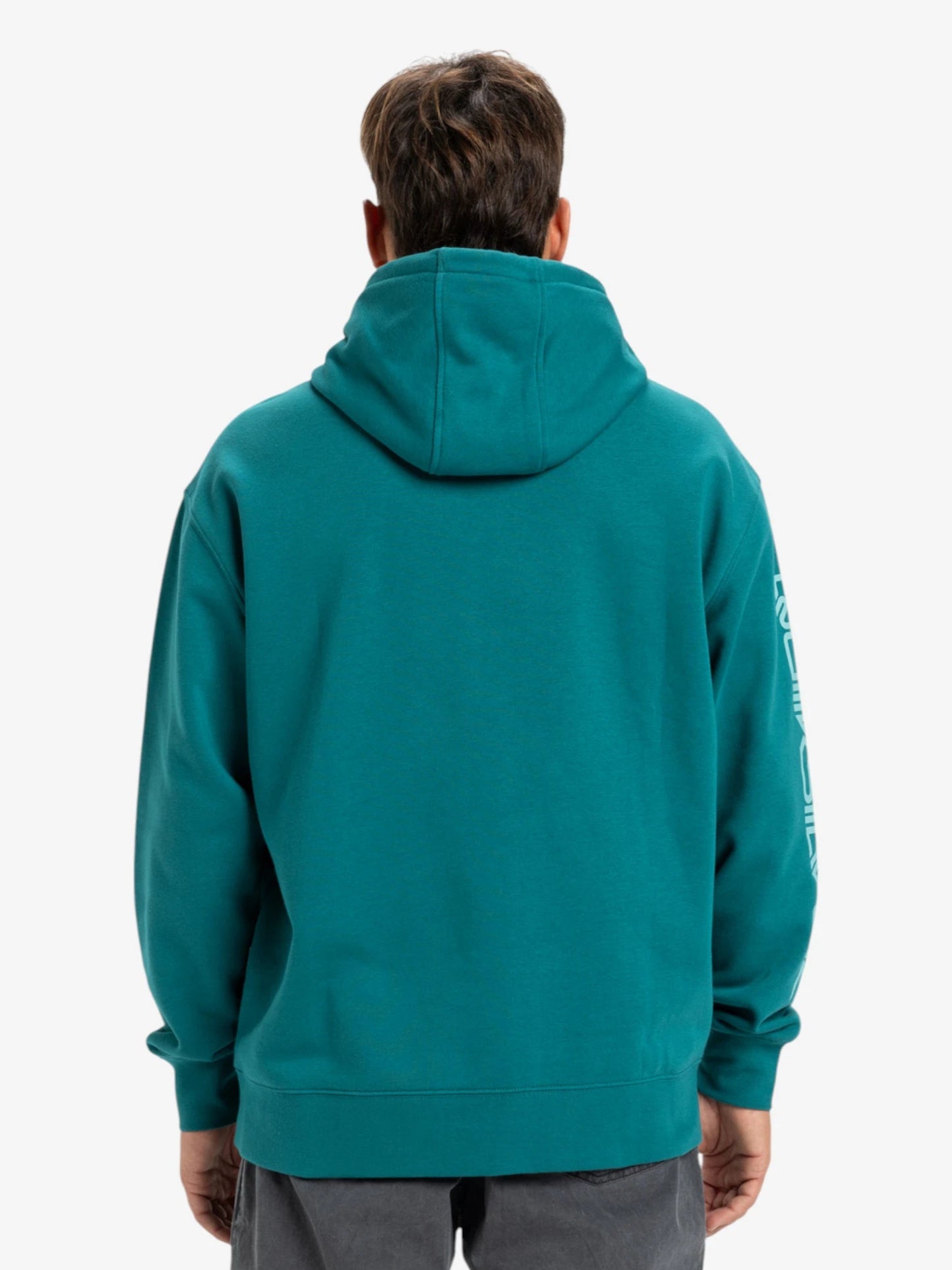 Quiksilver Men's Omni Logo Hoodie - Green Pullover for Outdoor Activities & Casual Wear