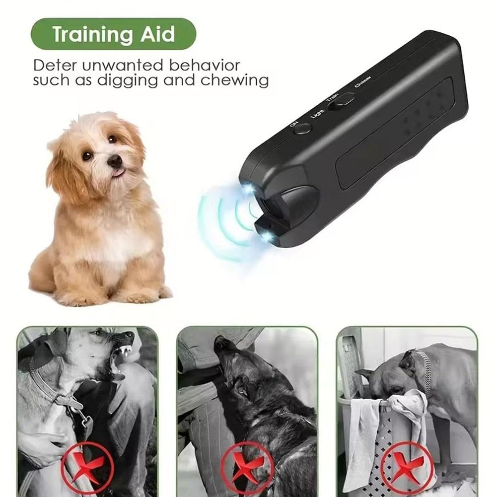 2024 Ultrasonic Dog Repeller - Anti Barking Device for Indoor/Outdoor Use - Dog Training & Home Security