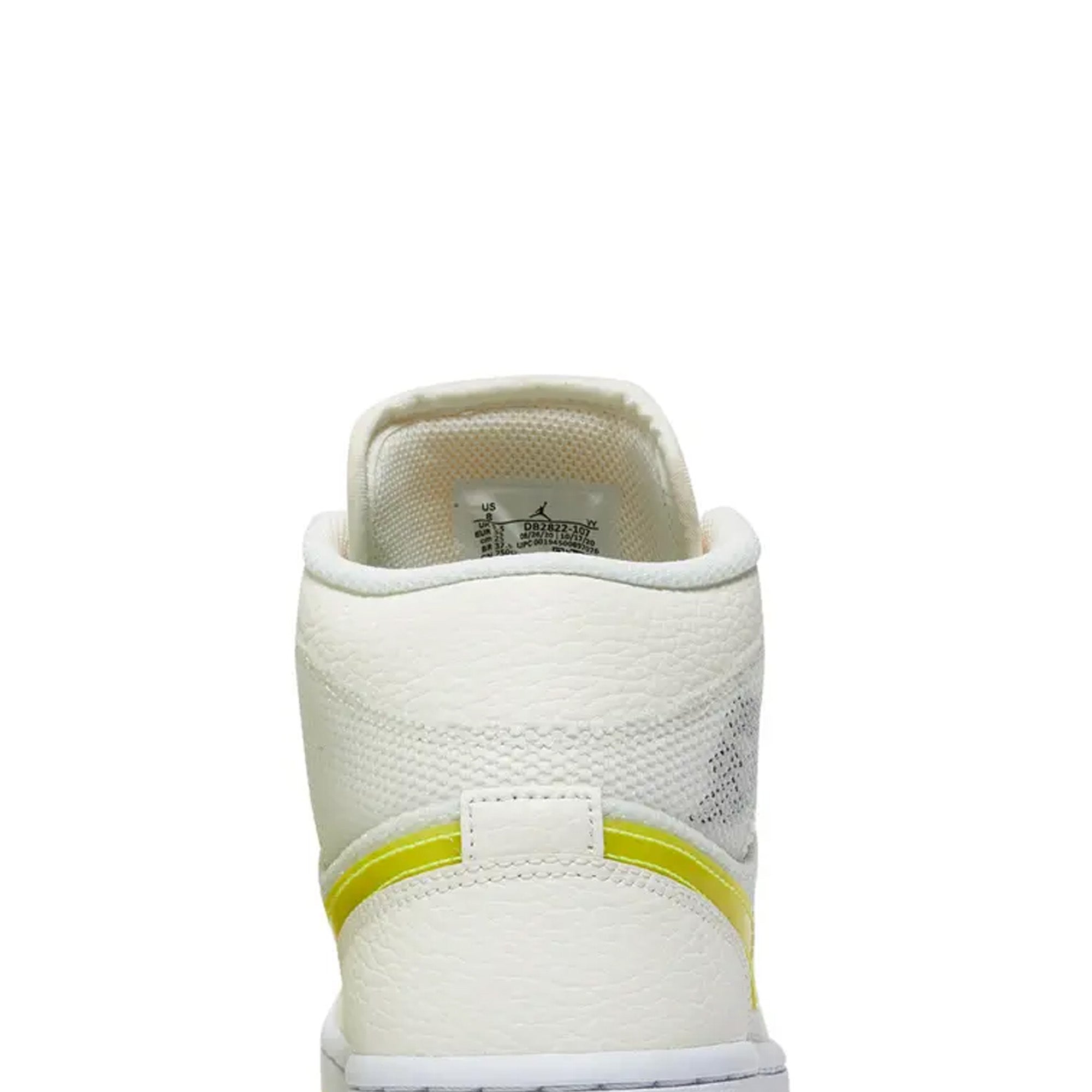 Air Jordan 1 Mid SE 'Voltage Yellow' Women's Basketball Shoes (2021) - Stylish Sneakers for Streetwear, Gym & Casual Wear