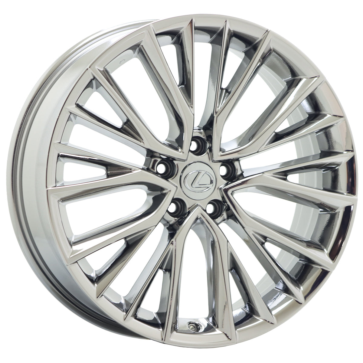Lexus NX250 NX350 OEM Bright Chrome Wheels Rims Set of 4 (74411) - Factory Direct Exchange for Enhanced Style & Performance - Perfect for Upgrades, Replacements, and Luxury Customization
