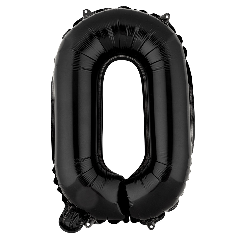 Balloonify Black Mylar Letter O Balloon - 16 Inch Party Decoration - 1 Count Box - Perfect for Birthday Parties, Graduations & Baby Showers