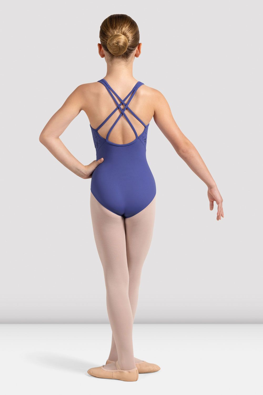 Girls Primrose Cross Back Leotard - Ballet Dance Gymnastics Leotard for Kids - Perfect for Ballet Class, Dance Practice & Gymnastics Performance