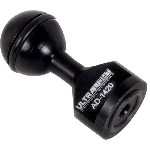 Ultralight AD 1420 Universal Ball Adapter with 1/4-20 Female Thread - Black | Camera Mount Accessory for DSLR, Mirrorless & Action Cameras | Perfect for Vlogging, Photography & Video Shooting