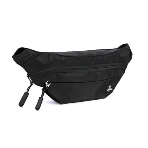 **Waterproof Large Fanny Pack for Men & Women - Adjustable Waist Bag with Zipper - Plus Size Gym, Outdoor & Travel Essentials Pouch - Perfect for Running, Hiking & Daily Use**