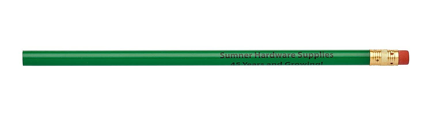 Custom Printed Round Pencils - Personalized Promotional Pencils (500 Count) - Perfect for Branding, Events & School Supplies