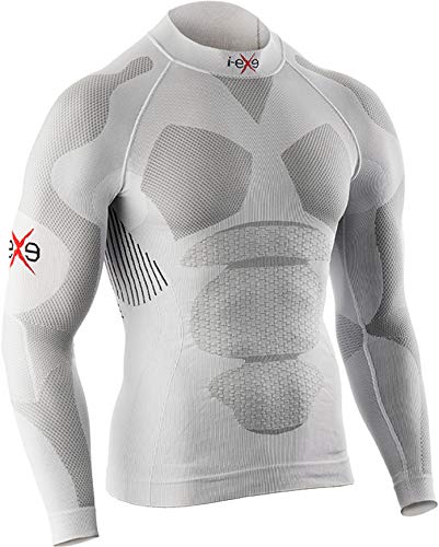 Men - White With Black - Long Sleeve