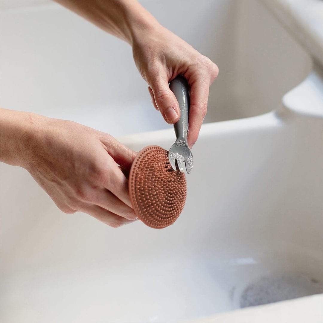 EZPZ Mushroom Sponge - Non-Scratch Cleaning Sponge for Kitchen, Dishes, Cookware - Eco-Friendly & Durable Scrubber for Home Use