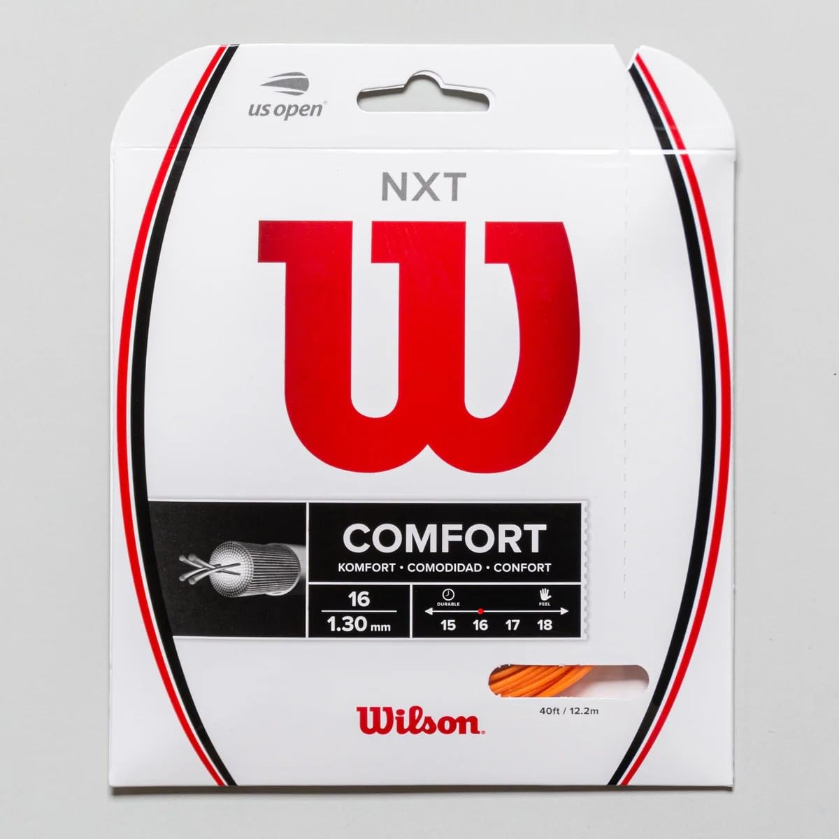 Wilson NXT Tennis String Set (2024 Models) - Premium Performance for All Court Types | Perfect for Competitive Play & Training Sessions