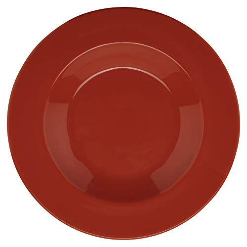 G.E.T. B-1611-RO Diamond Mardi Gras Collection - 16 oz Orange Melamine Bowls (Set of 12) - Durable & Lightweight for Parties, Picnics, and Outdoor Dining