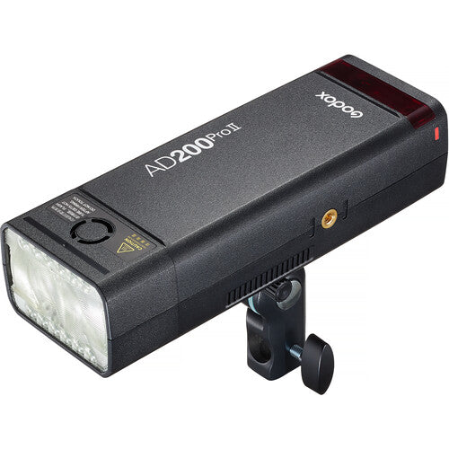 Godox AD200Pro II TTL Pocket Flash - 200Ws Portable Strobe Light with HSS & Wireless Control for Outdoor Photography, Studio Lighting, and On-Location Shoots