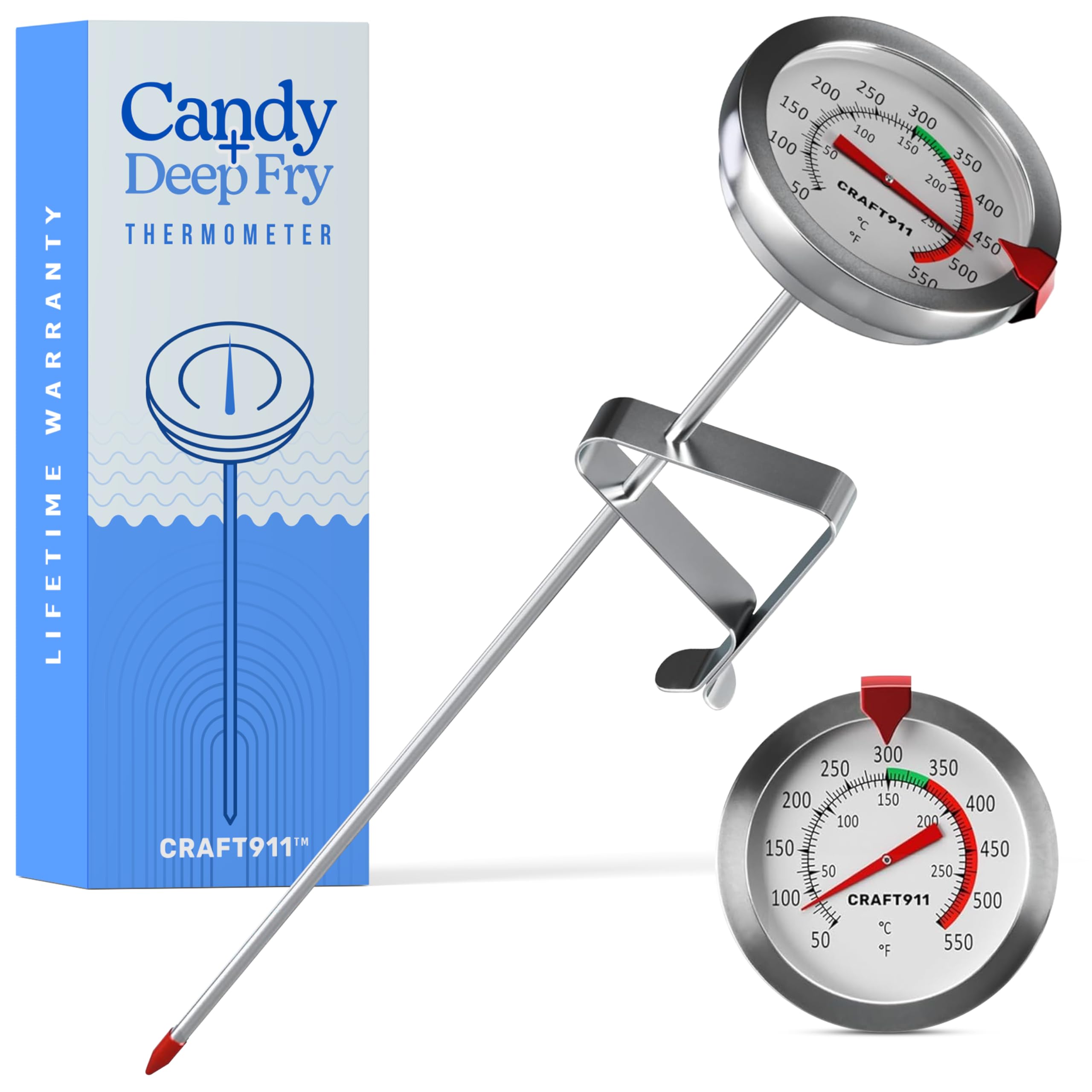 Candy Thermometer with Pot Clip - 8