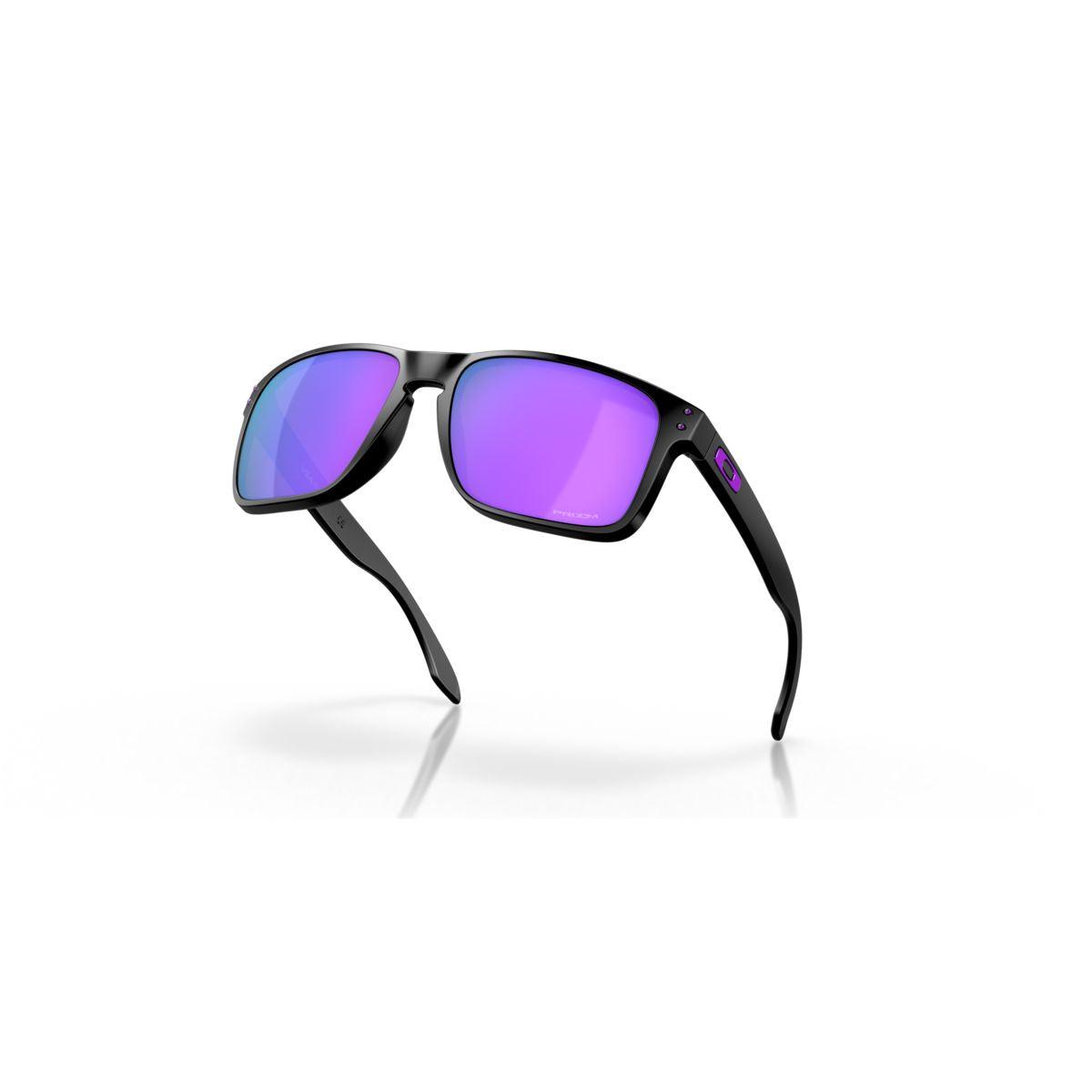 Oakley Holbrook XL Sunglasses Matte Black Frame with Prizm Violet Lenses - Model 0OO9417 941720 for Outdoor Sports & Driving
